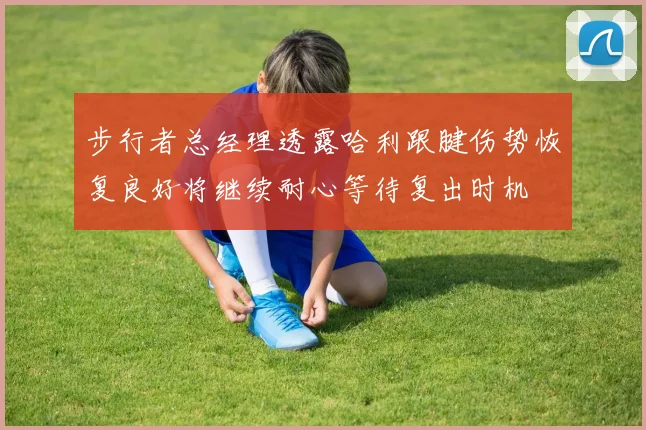 步行者总经理透露哈利跟腱伤势恢复良好将继续耐心等待复出时机